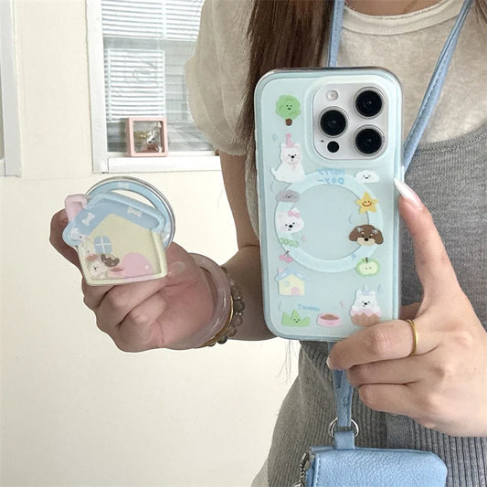 Cute Puppy Magnetic Phone Case