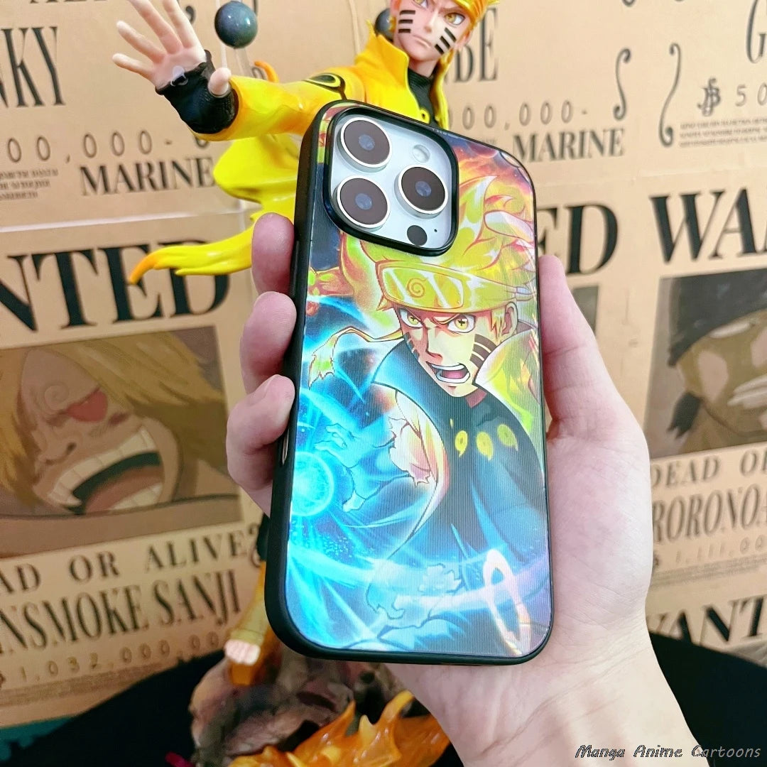 3D Grating Naruto Phone Case For iPhone