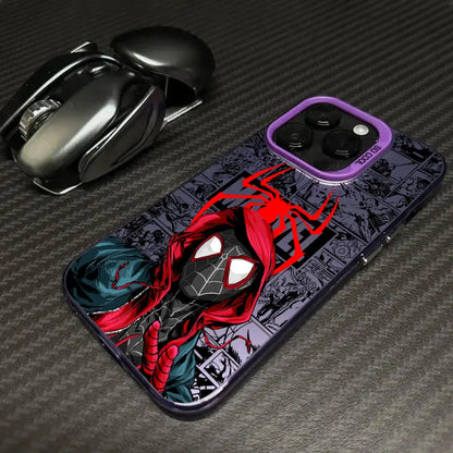 Spider Gwen Spiderman Miles Morales Marvel Phone Case For iPhone