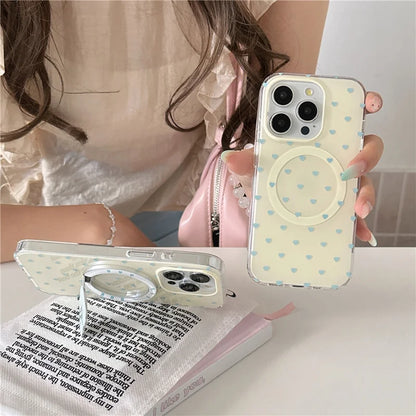 Cute Little Love Heart Magnetic Phone Case