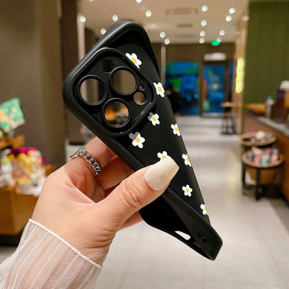 Flower Shockproof Silicone Cover Soft Funda Phone Case