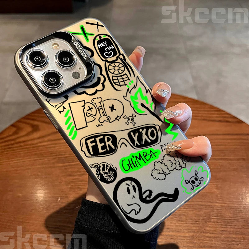 Street Classic Graffiti Print Phone Case For iPhone