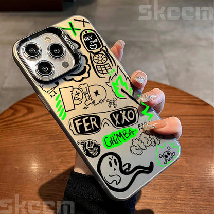Street Classic Graffiti Print Phone Case For iPhone