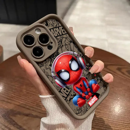 Funny Deadpool Hulk Cute Phone Case For iPhone