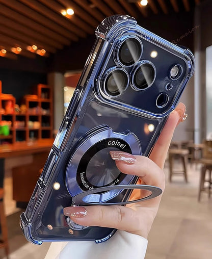 Magnetic Stand Phone Case For iPhone