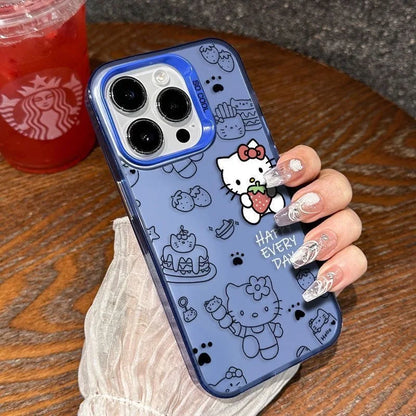 Hello Kitty Strawberry Cake Phone Case For iPhone