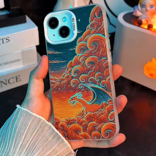 3D Charizard Dragon Phone Case For iPhone
