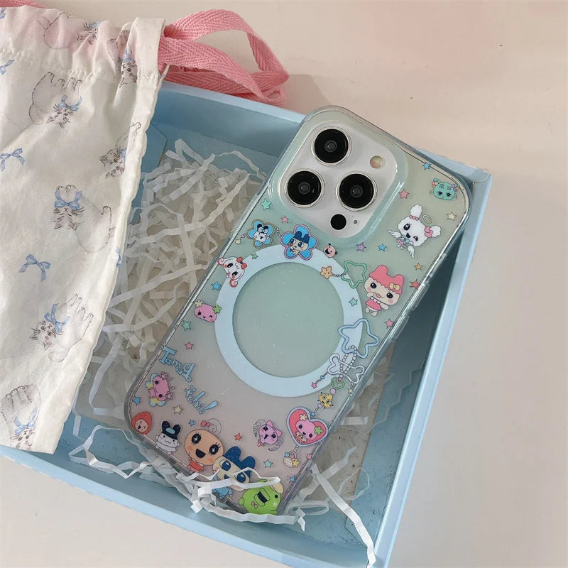 Kawaii Cartoon Magnetic Phone Case