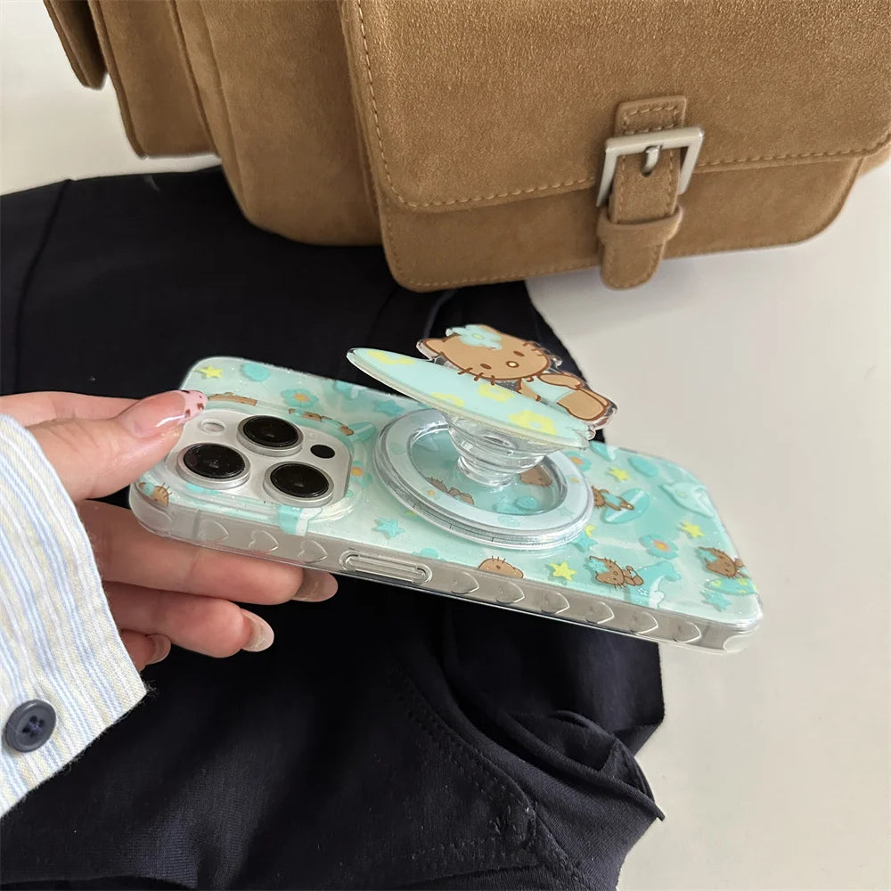 New Surf Dolphin Hello Kitty Luxury Stylish Cute Phone Case