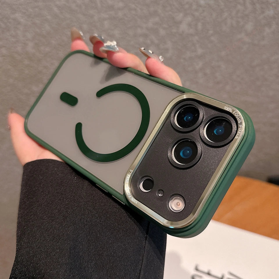 Clear Magnetic Phone Case For iPhone