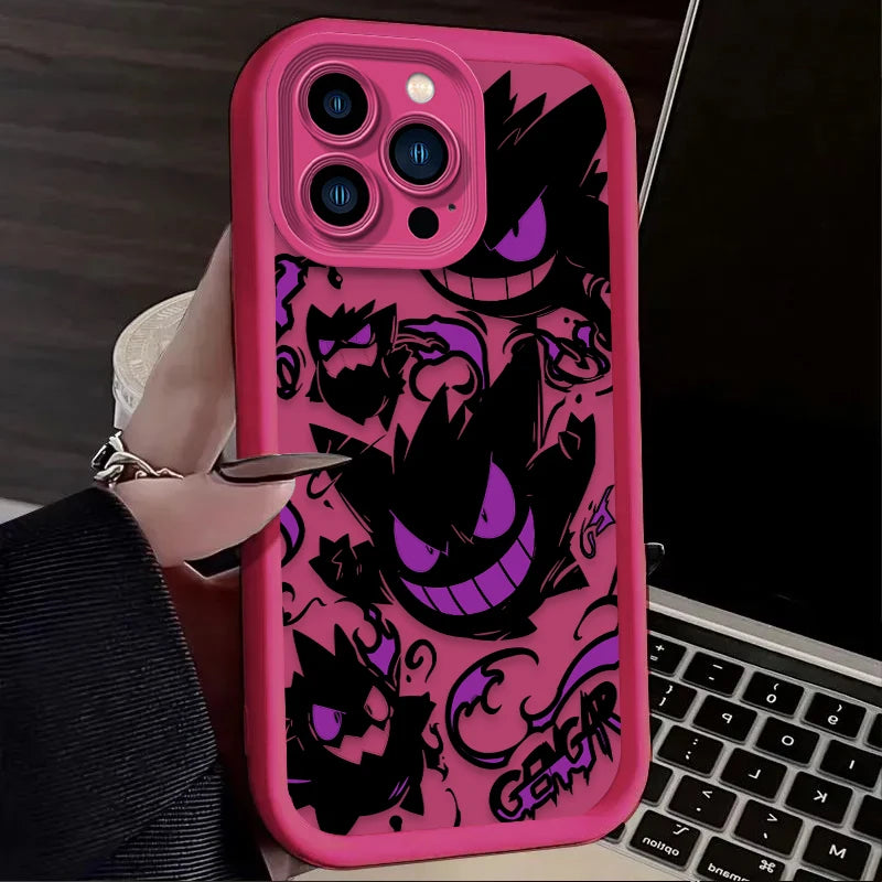 Cartoon Pokemon Gengar Case  For iPhone