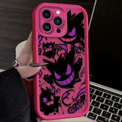Cartoon Pokemon Gengar Case  For iPhone