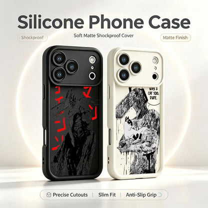 Anime Chainsaw Man Shockproof Phone Case For iPhone