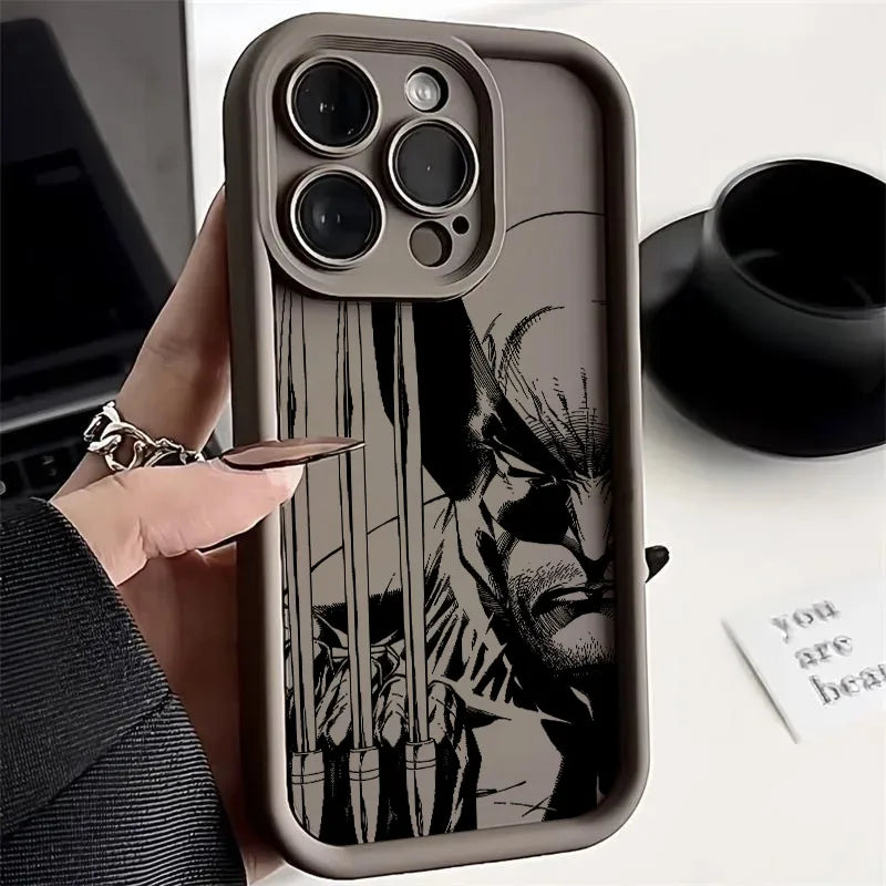 Marvel Wolverine Art Phone Case For iPhone