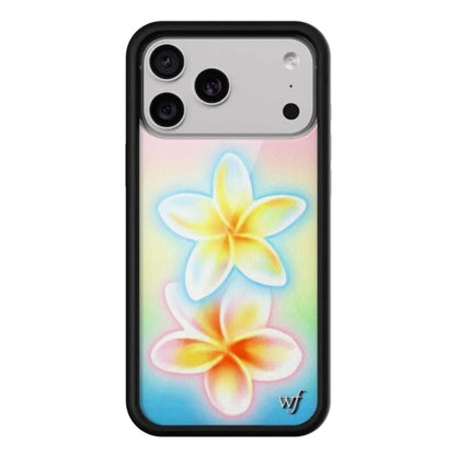 Wildflower Frangipani Pastel Plumeria Phone Case For iPhone