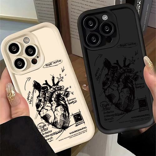 Creative Cardiovascular Model Heart Medical Phone Case