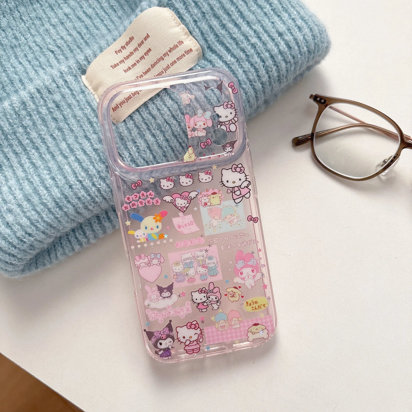 Luxury IMD Sanrio Hellos Kitty Kuromis Melodys Phone Case For iPhone