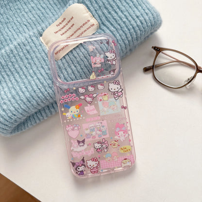 Luxury IMD Sanrio Hellos Kitty Kuromis Melodys Phone Case For iPhone