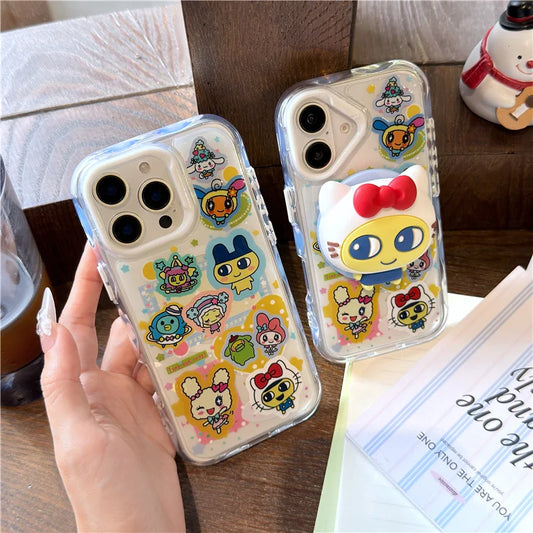 Kawaii Cartoon Animal Magnetic Stand Holder Phone Case