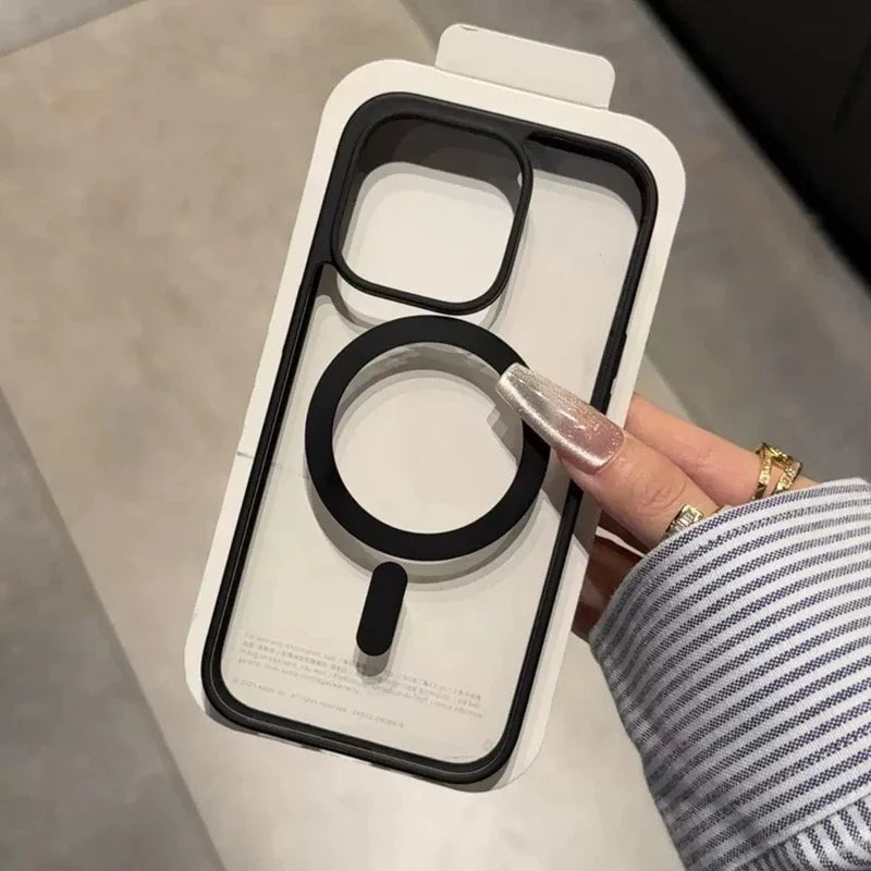 Luxury Magsafe Transparent Phone Case