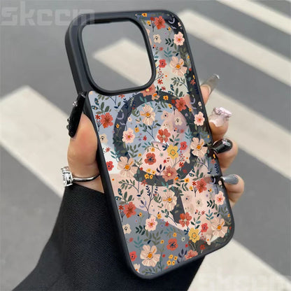 Cute Flower Pattern Phone Case For iPhone