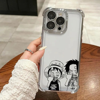 Cartoon One Piece Luffy Case For iPhone