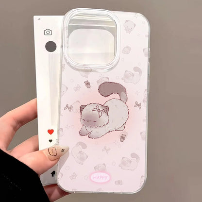 Ins Style Line Fruit Silicone Phone Case For iPhone