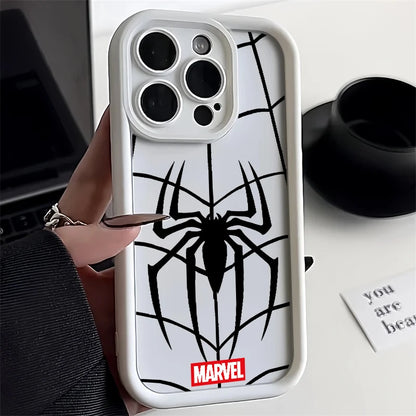 Hot Marvel Spider Man Silicone Soft Phone Case For iPhone