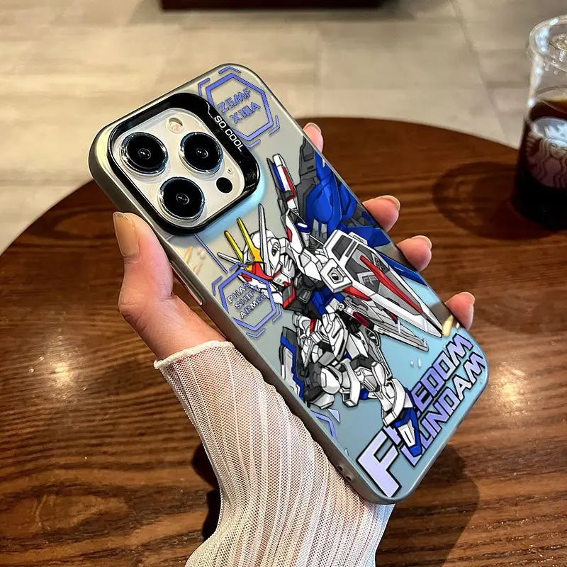 Anime Peripheral Mobile Suit Gundam Phone Case SuitableFor iPhone