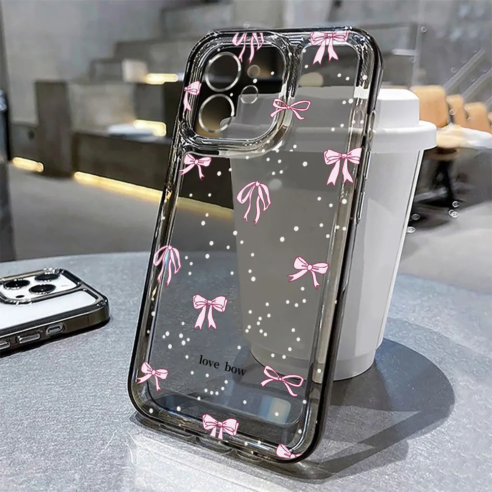 Love Heart Clear Shockproof Cover Phone Case