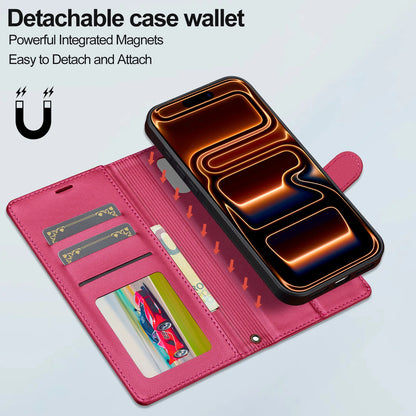 2 in 1 Detachable Leather Phone Case For iPhone