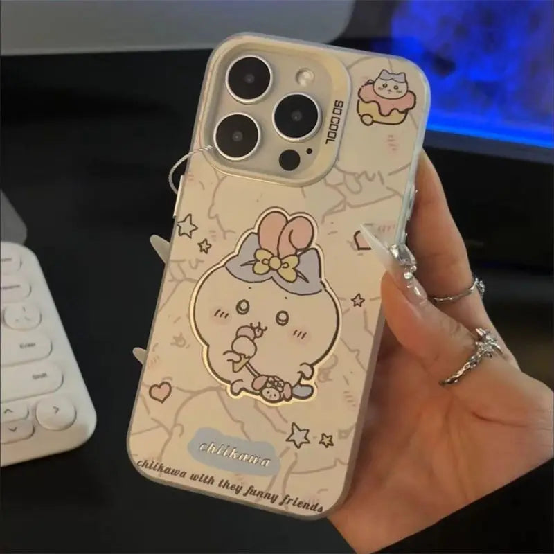 Anime Chiikawa Hachiware Usach Mobile Phone Case Cute Applicable For iPhone