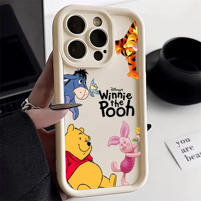 Winnie Piglet Tigger Cartoon Phone Case For iPhone