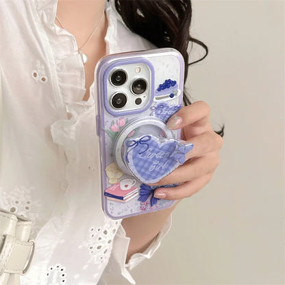 Flower Bow Magnetic Phone Case