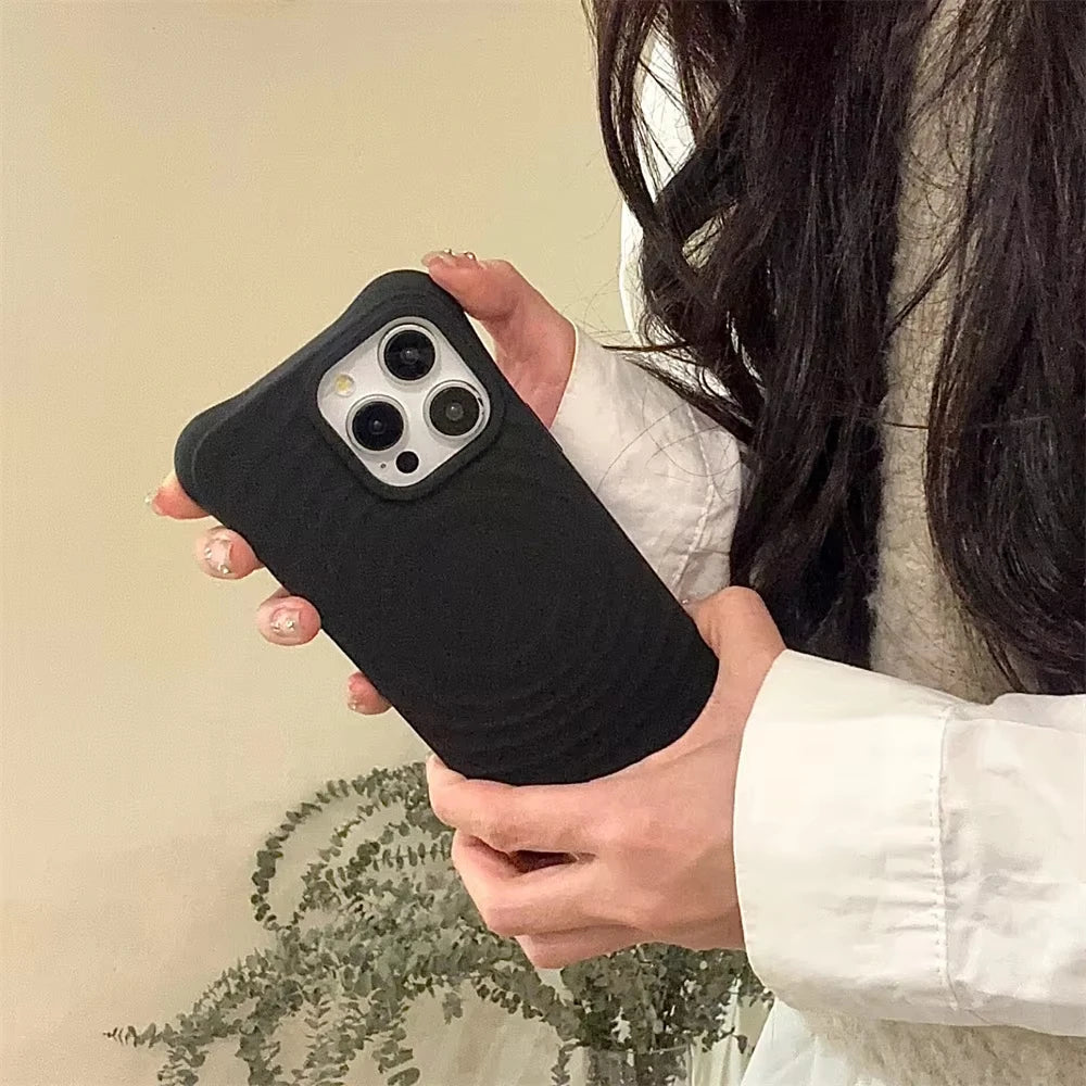 Ripple Soft Silicone For Magsafe Magnetic Phone Case