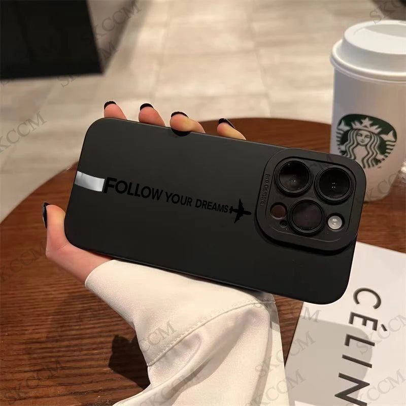 Stylish Airplane Graphic Phone Case For iPhone