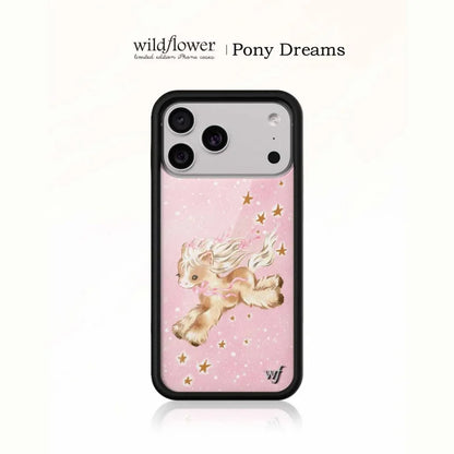 Wildflower INS Pony Dreams Phone Case For iPhone
