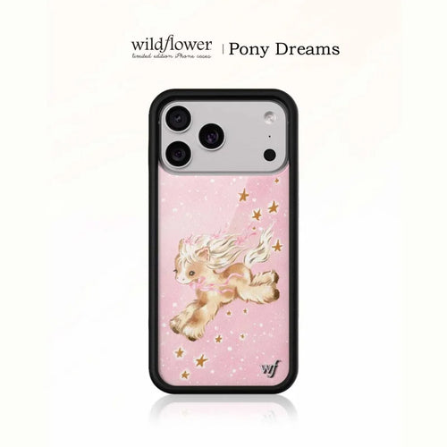 Wildflower INS Pony Dreams Phone Case For iPhone