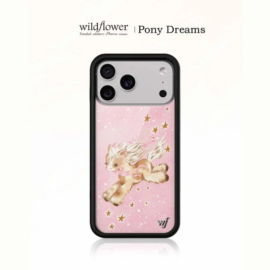 Wildflower INS Pony Dreams Phone Case For iPhone