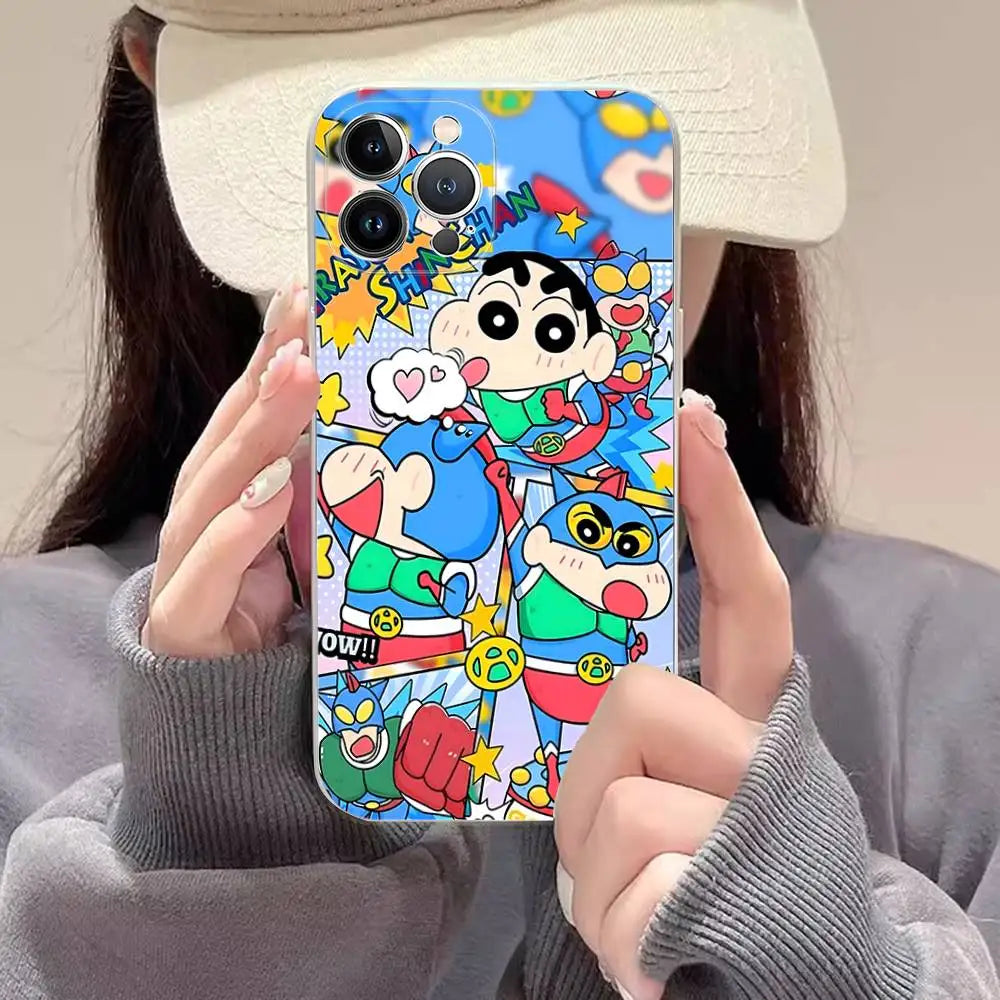 Lovely Crayon ShinChan Phone Case For iPhone