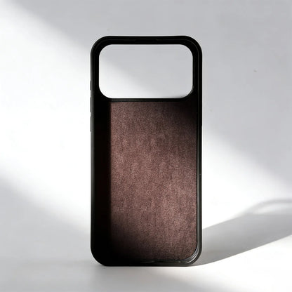 Magnetic Rotating Bracket Genuine Leather Phone Case For iphone