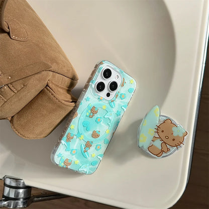 New Surf Dolphin Hello Kitty Luxury Stylish Cute Phone Case