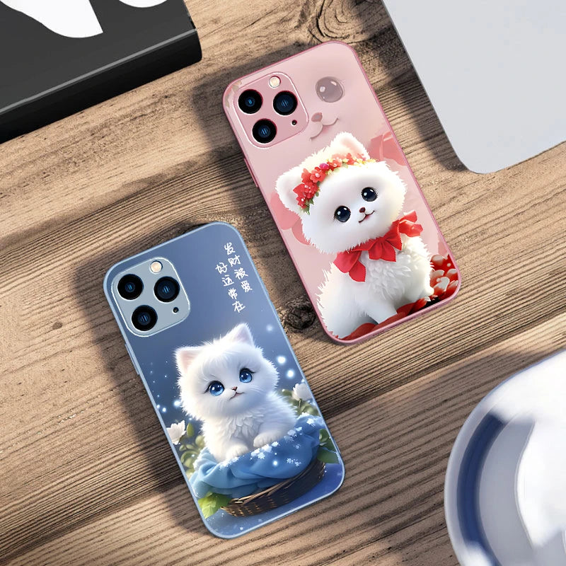 Cute Little Dog Green For iPhone