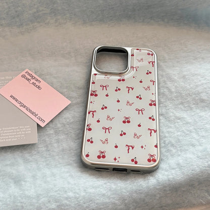 Butterfly Cherry Bow Phone Case