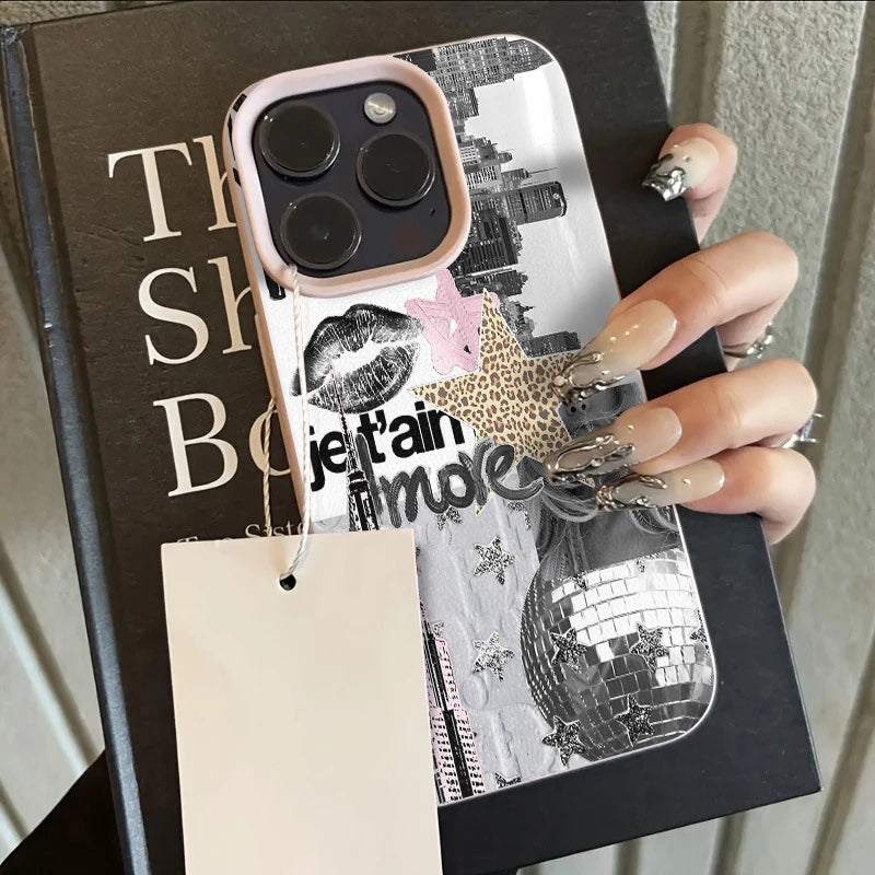 Stylish Eiffel Tower Pattern Phone Case For iPhone
