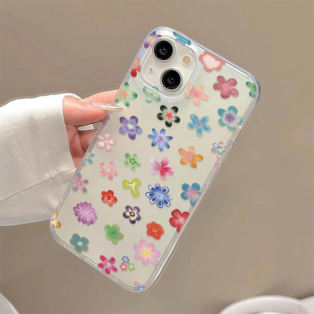 Cute Flower Phone Case For iPhone