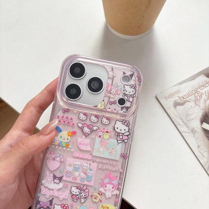 Luxury IMD Sanrio Hellos Kitty Kuromis Melodys Phone Case For iPhone