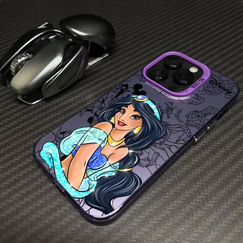 Disney Winnies Elsa Jasmine Phone Case For iPhone