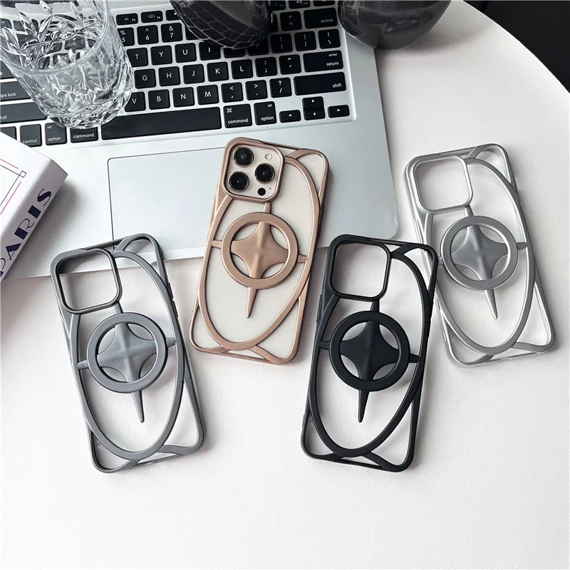 Hollow Planet Star Magnetic Phone Case