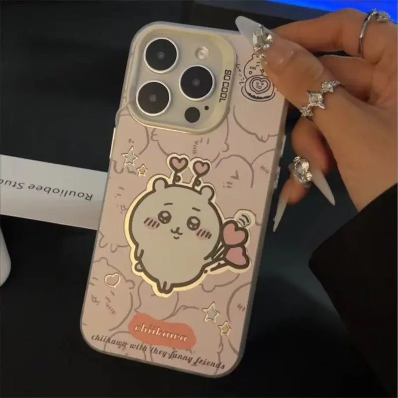 Anime Chiikawa Hachiware Usach Mobile Phone Case Cute Applicable For iPhone